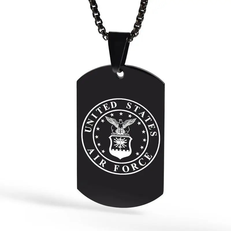 Pendentif plaque militaire