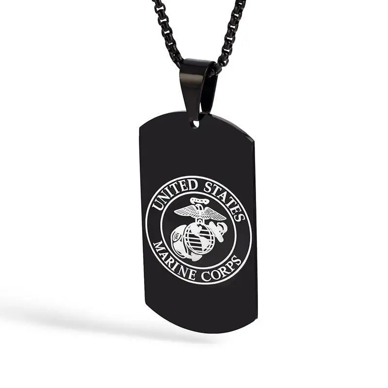 Pendentif plaque militaire