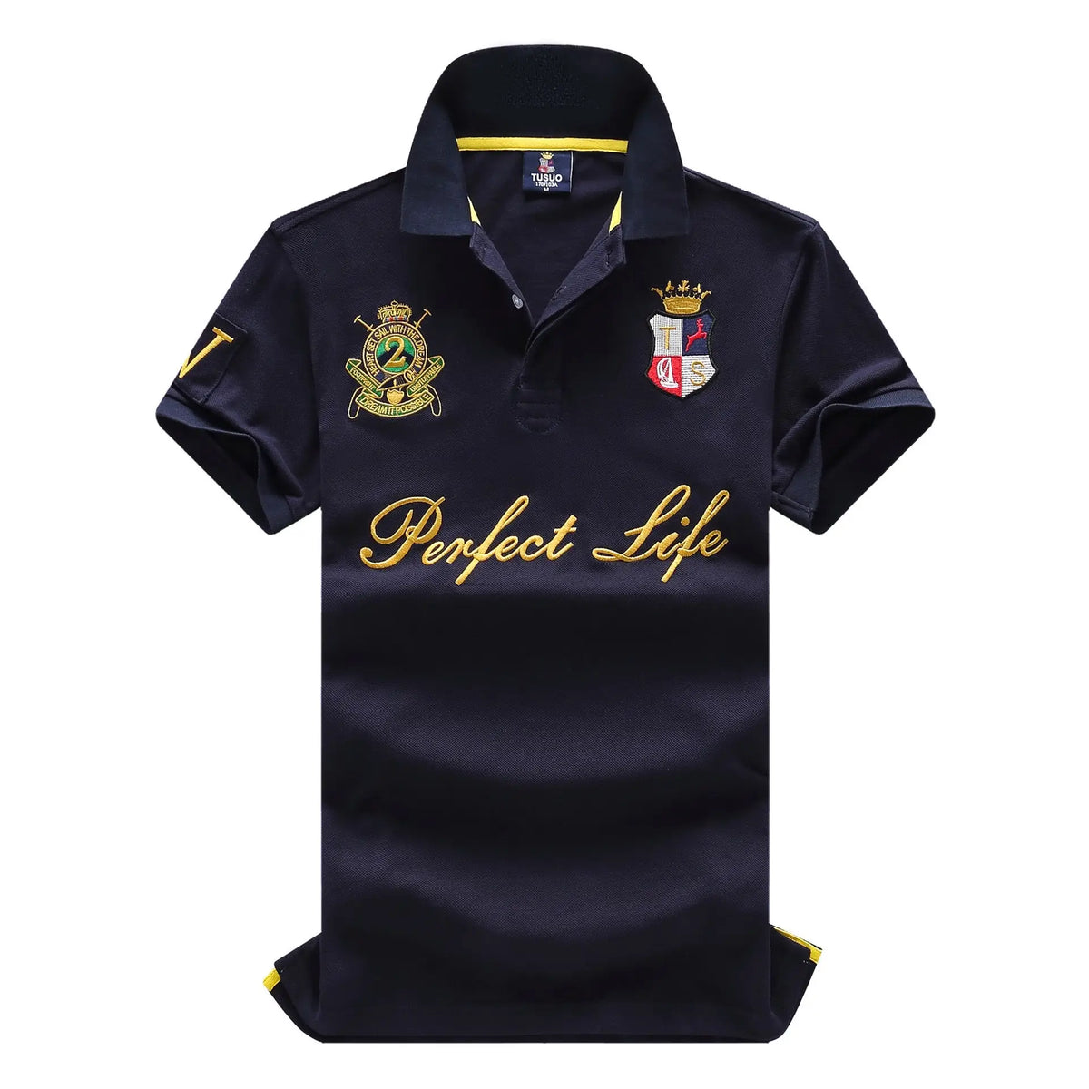 Polo bleu marine police