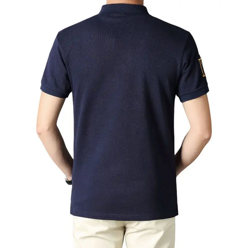 Polo bleu marine police