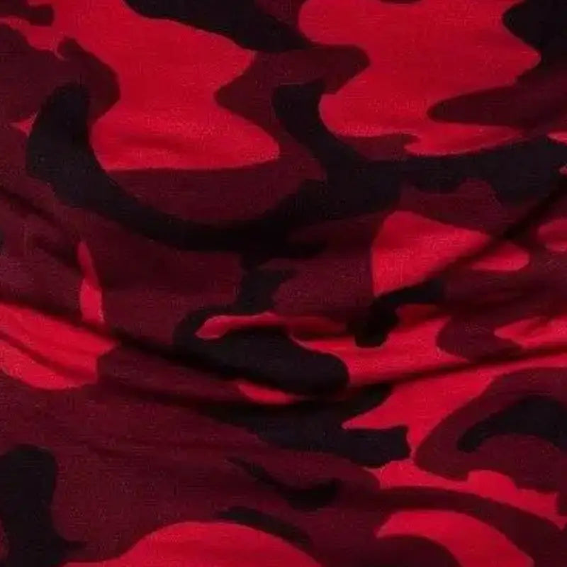 POLO MILITAIRE - CAMOUFLAGE ROUGE