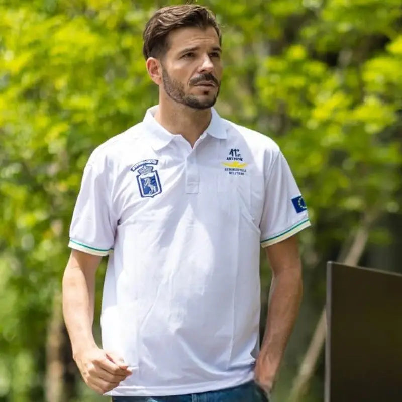 POLO MILITAIRE AVEC EMBLÈME