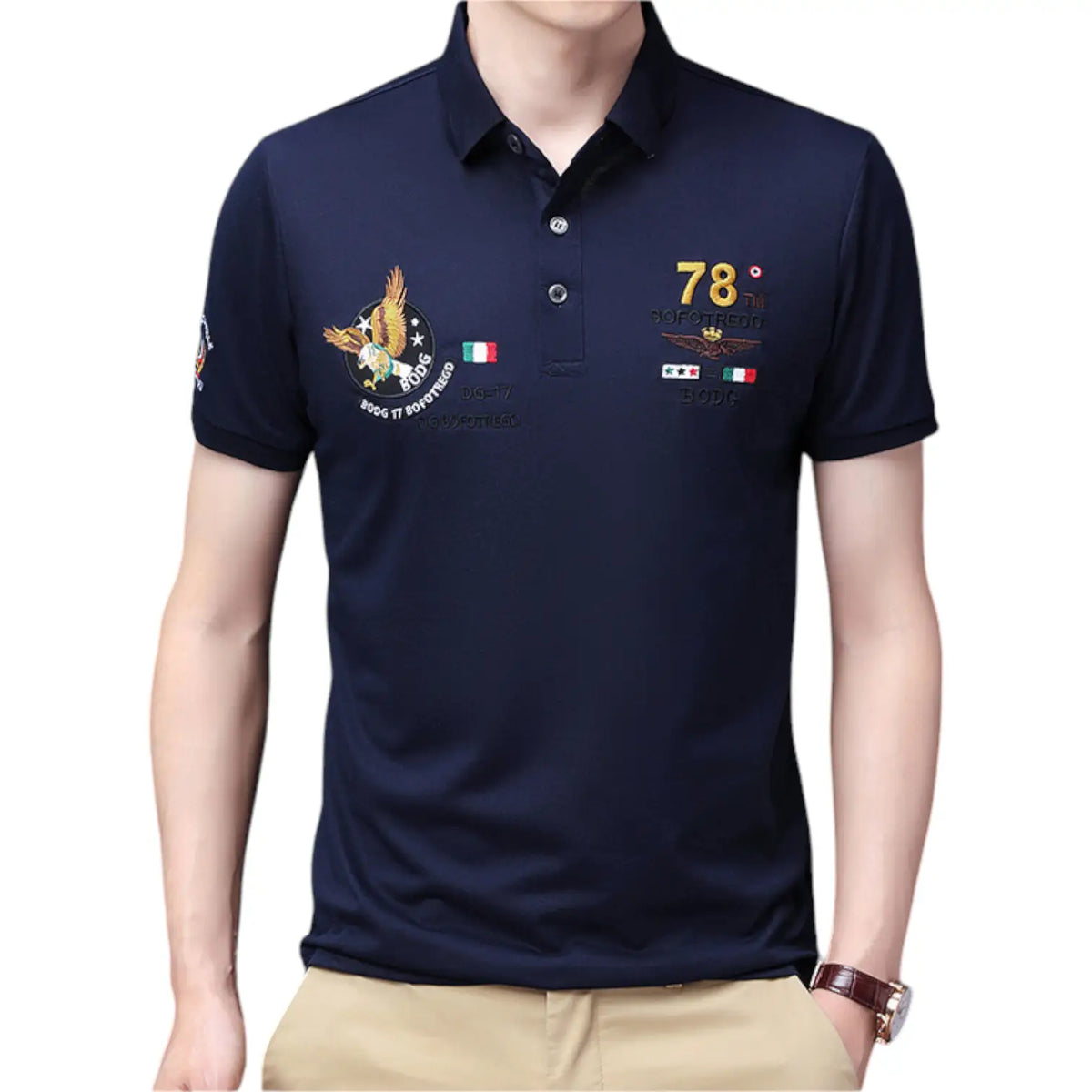 POLO MILITAIRE - PILOTE DÉCORÉ