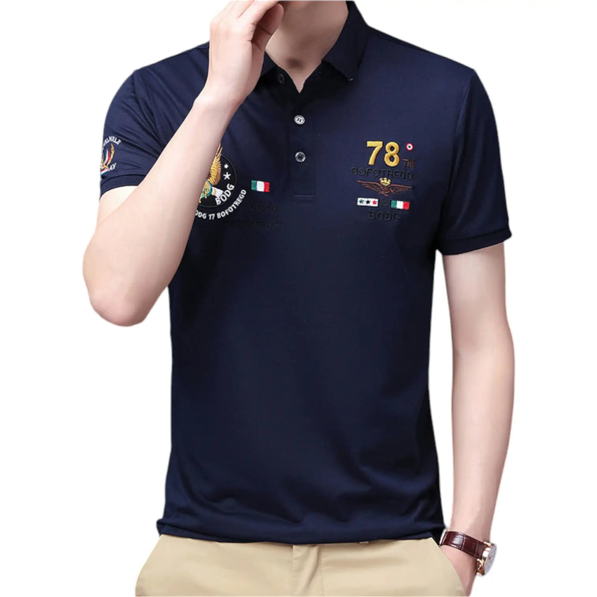POLO MILITAIRE - PILOTE DÉCORÉ