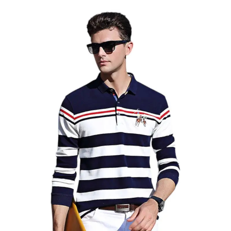 Polo style marin