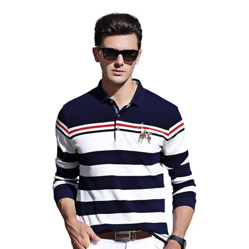 Polo style marin