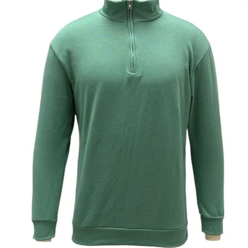 Pull militaire vert col v