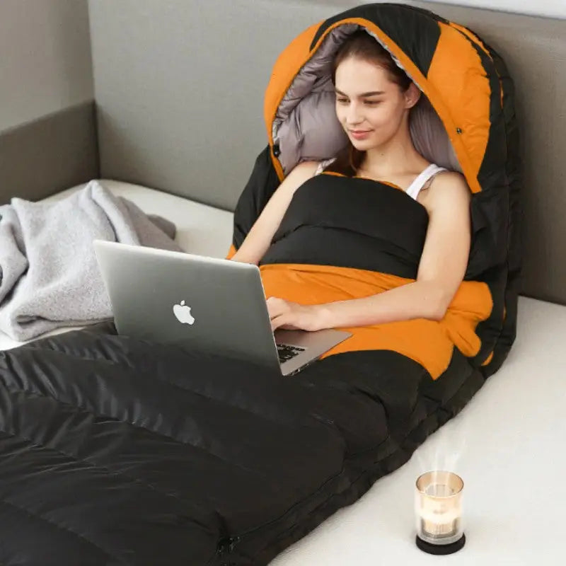 Sac de couchage hiver chaud