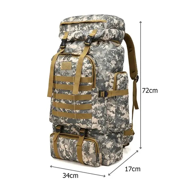 SAC DE VOYAGE MILITAIRE - CAMOUFLAGE 100L