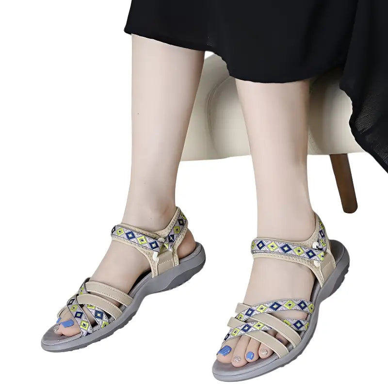 Sandales randonnée plate femme