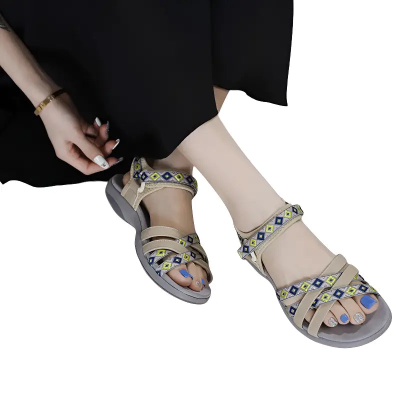 Sandales randonnée plate femme