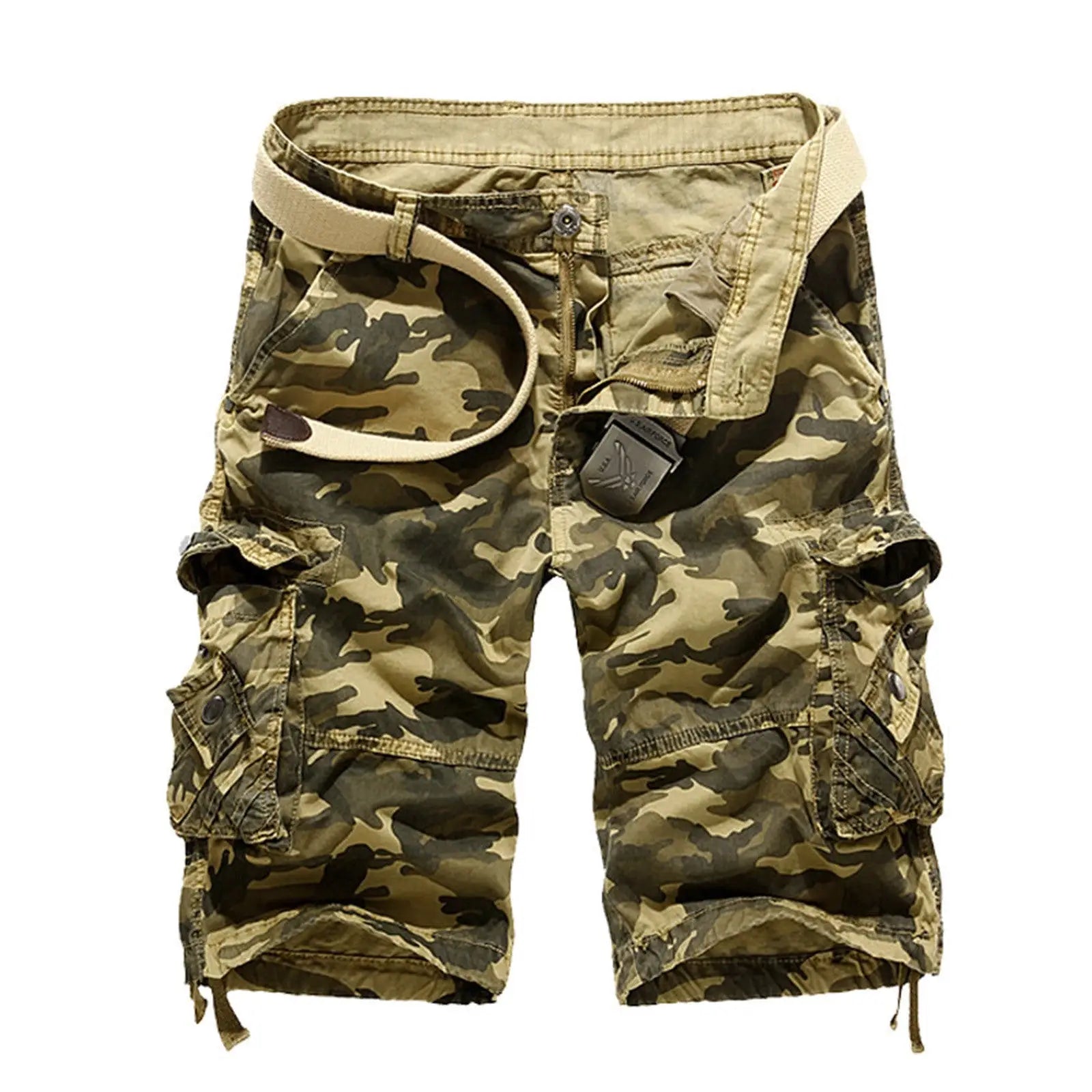Short camouflage militaire
