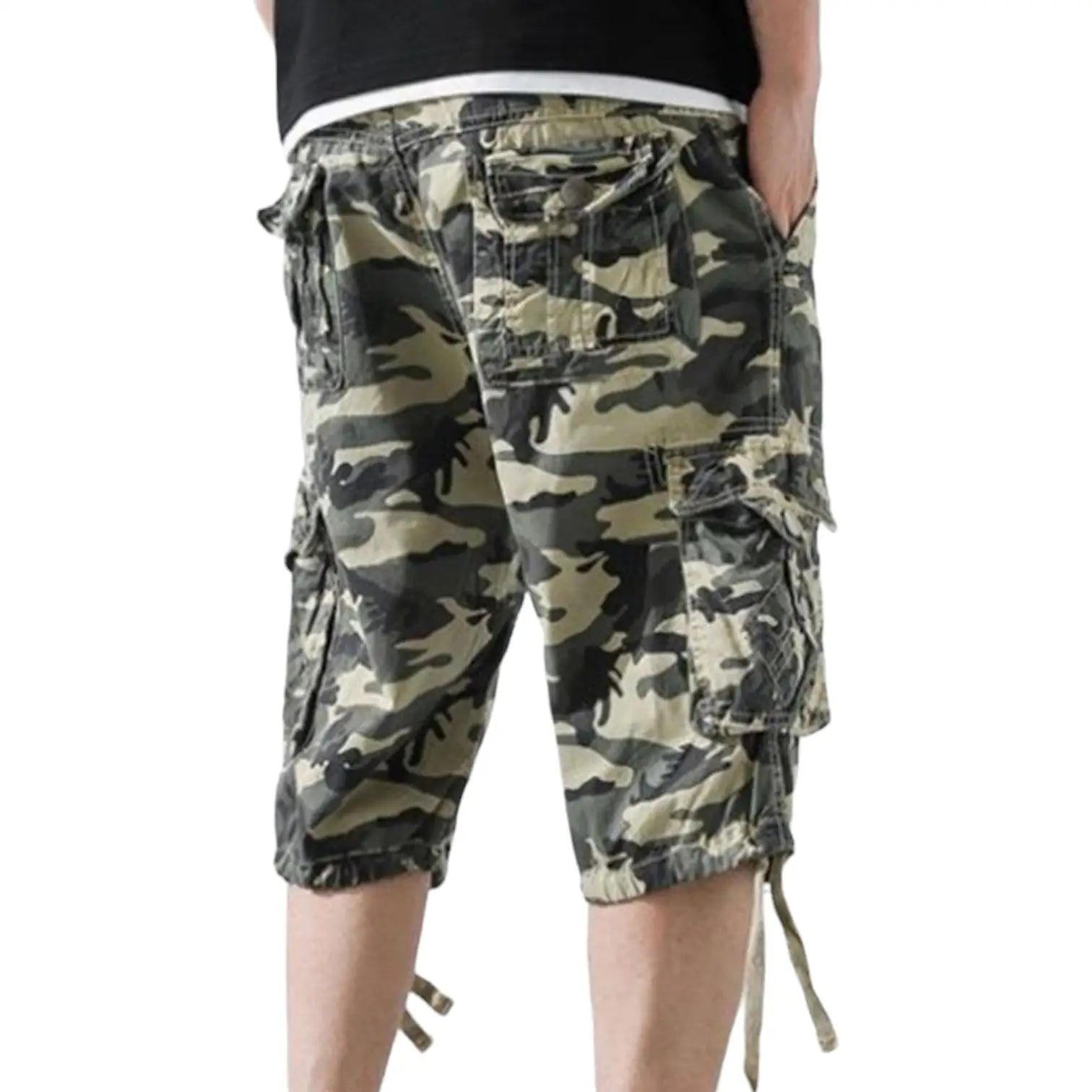 Short camouflage militaire