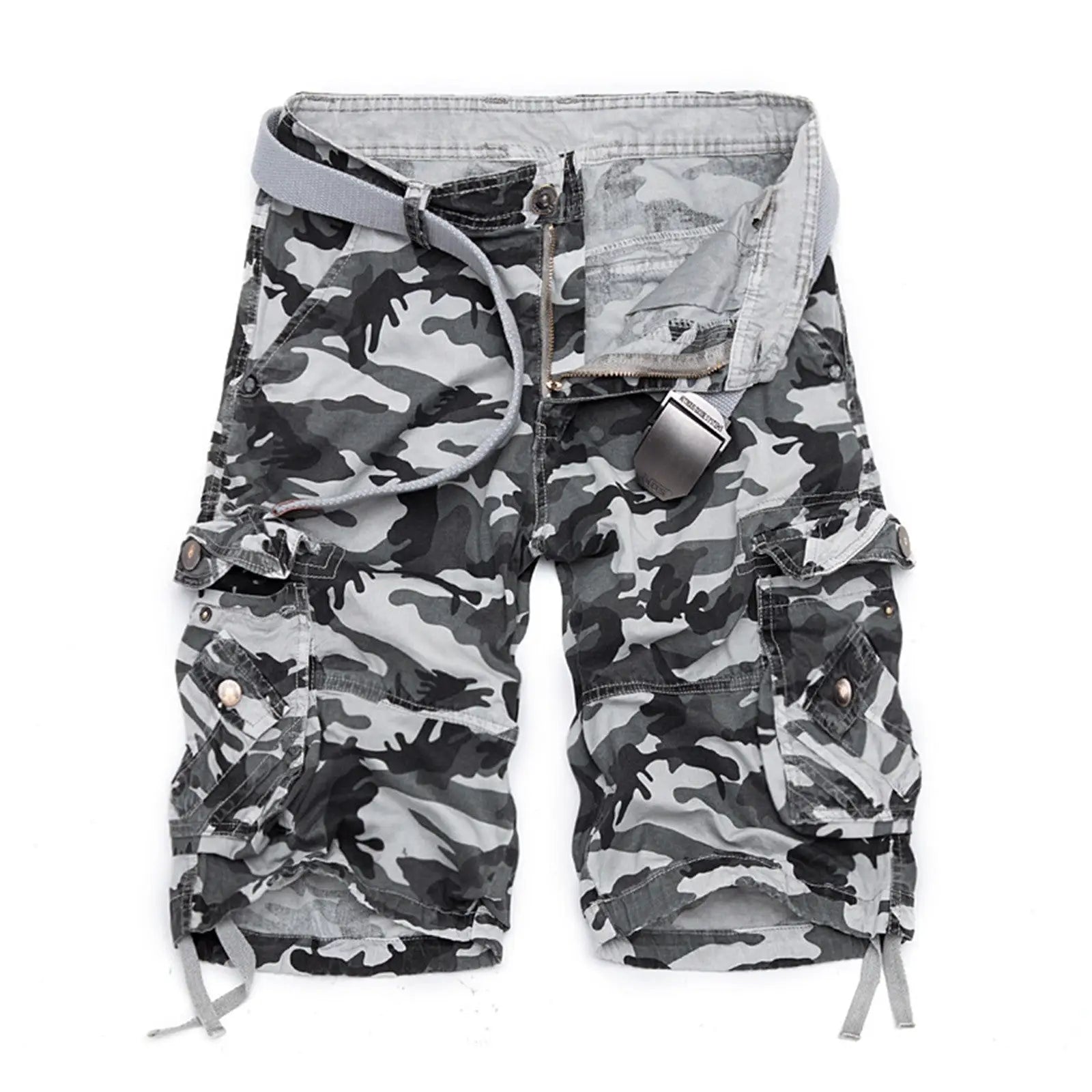 Short camouflage militaire