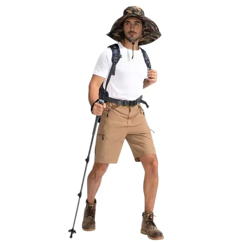 Short de randonnée homme avec poches