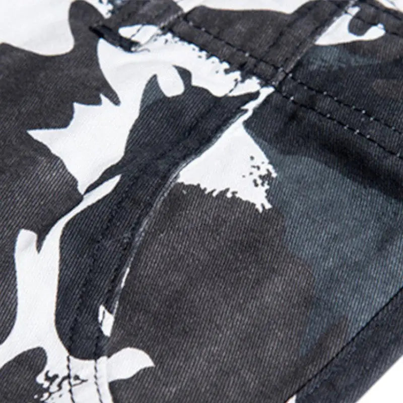 SHORT MILITAIRE LONG - CAMOUFLAGE HIVER