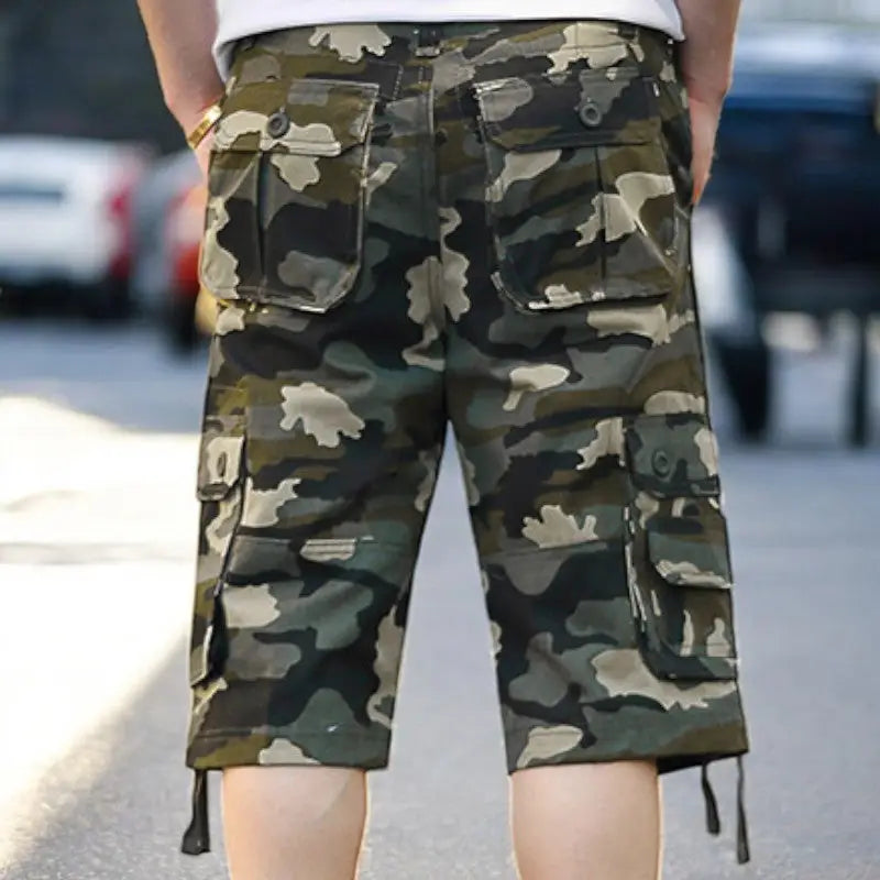 SHORT MILITAIRE LONG - CAMOUFLAGE HIVER