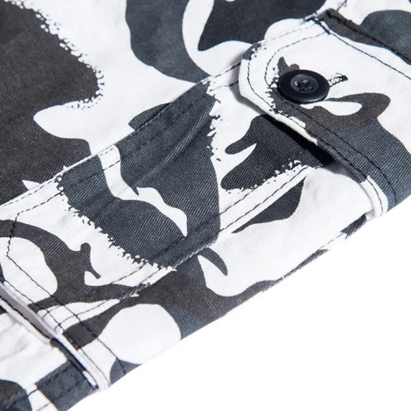 SHORT MILITAIRE LONG - CAMOUFLAGE HIVER