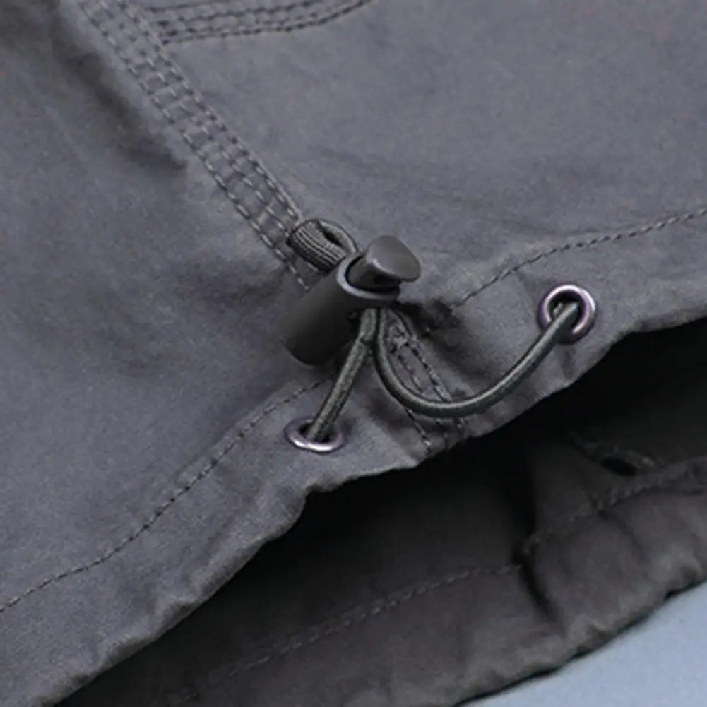 SHORT MILITAIRE LONG EN COTON