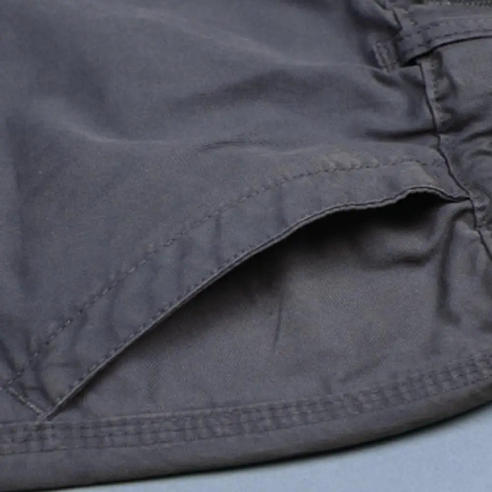 SHORT MILITAIRE LONG EN COTON