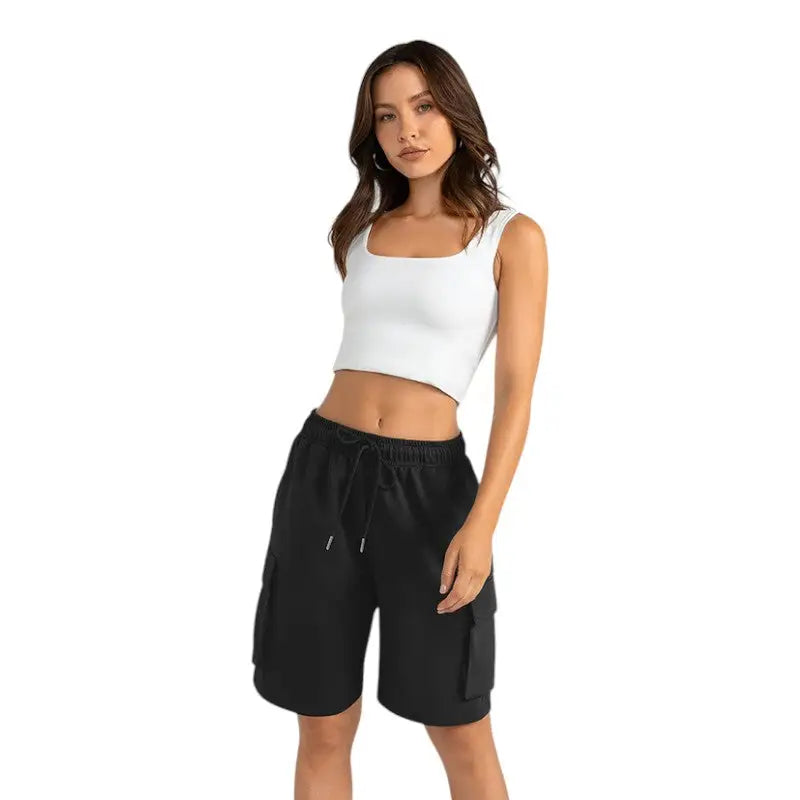 Short randonnée coton femme