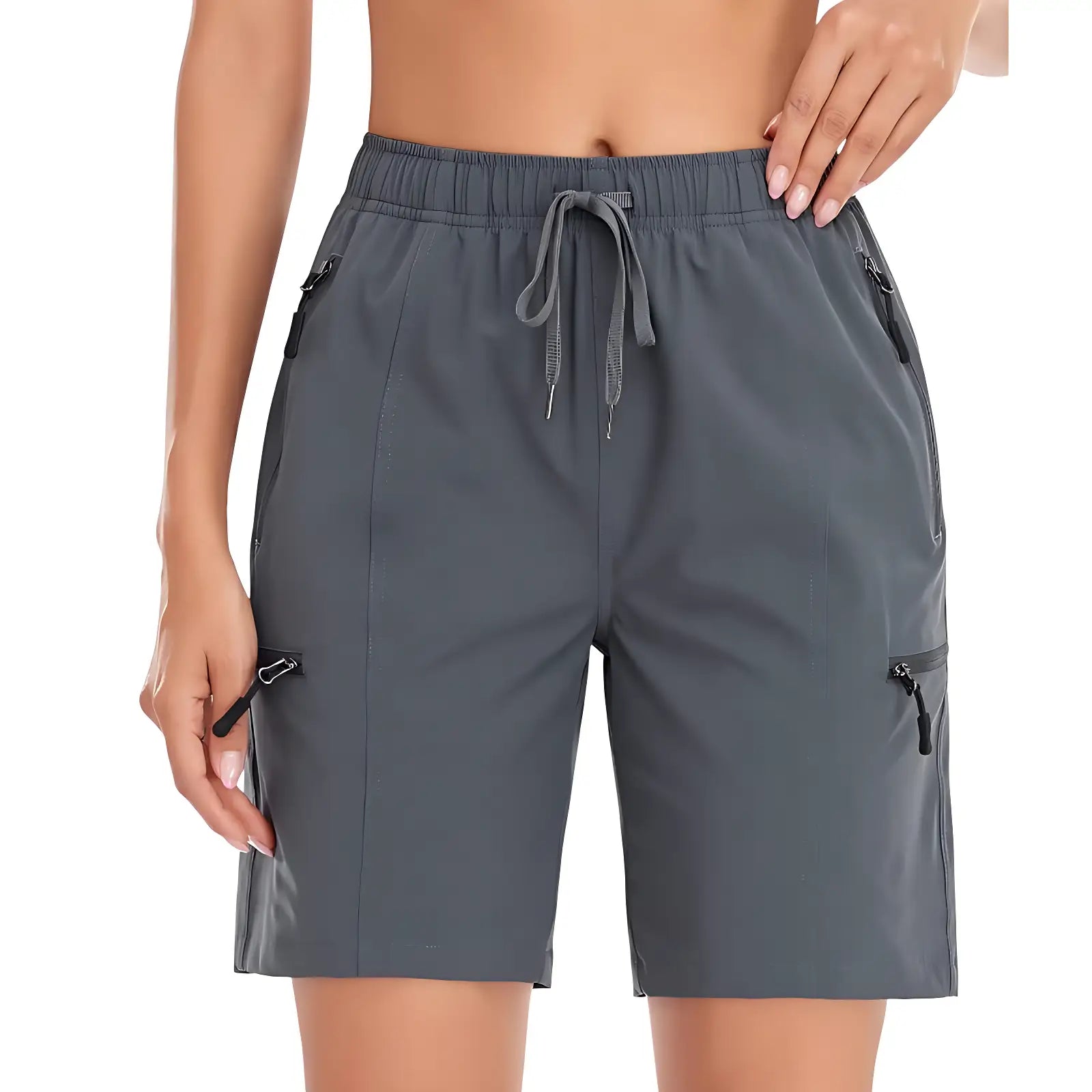 Short randonnée femme kaki