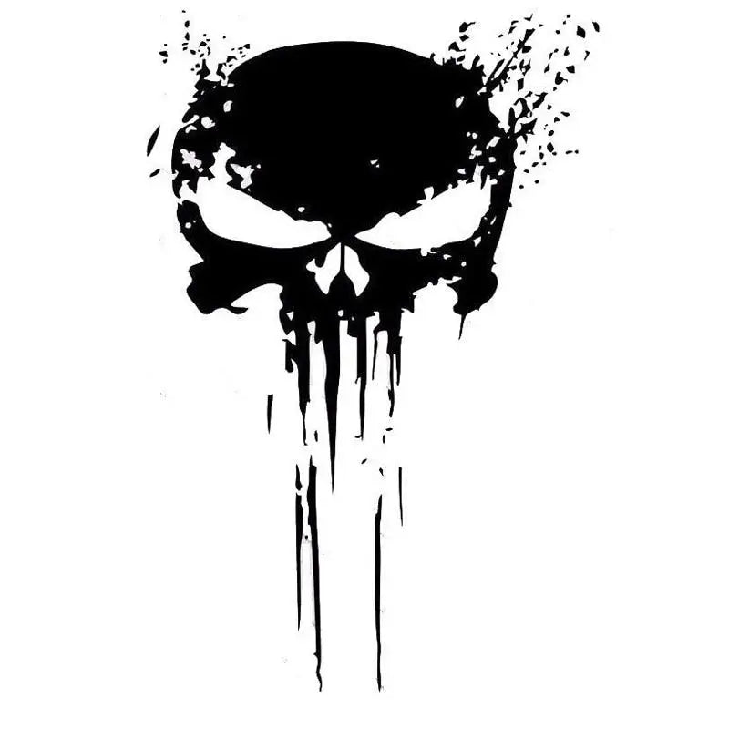 STICKER MILITAIRE - TÊTE DE MORT