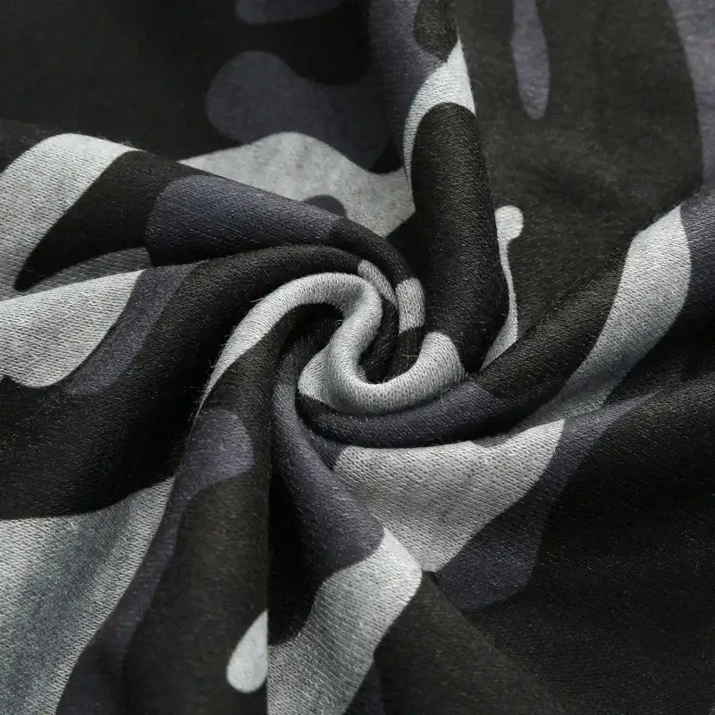 Sweat à capuche camouflage homme