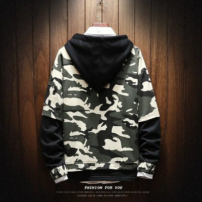 SWEAT MILITAIRE - CAMOUFLAGE ROUGE