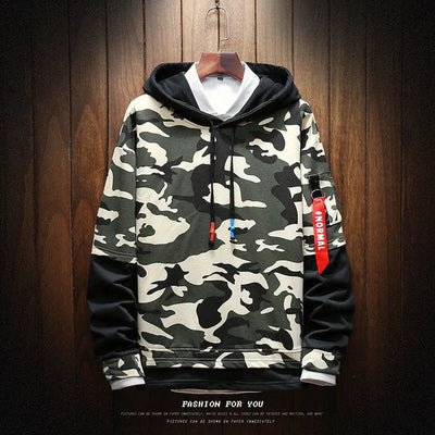 SWEAT MILITAIRE - CAMOUFLAGE ROUGE
