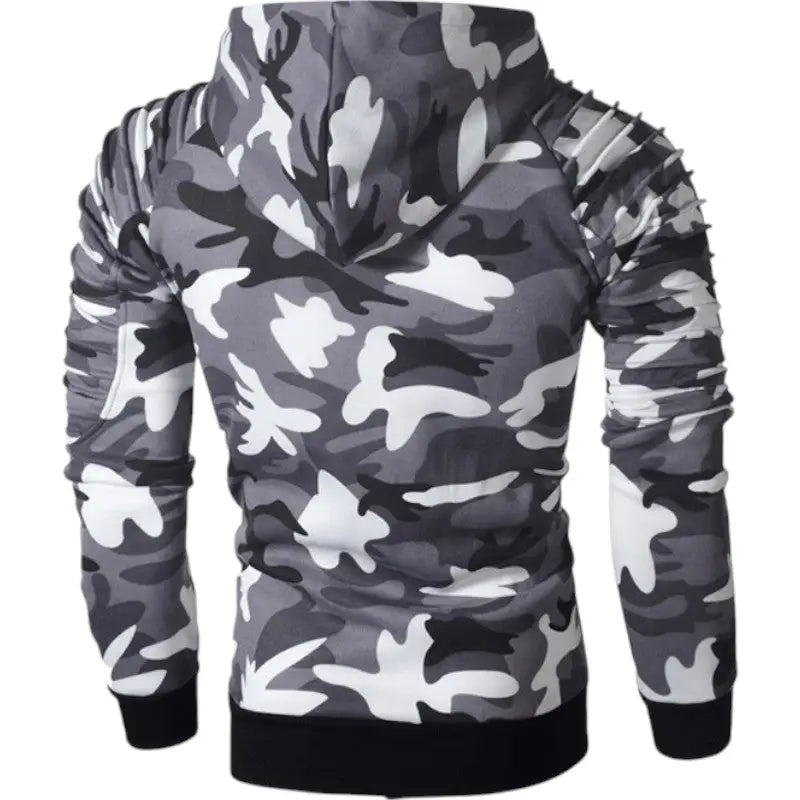 SWEAT MILITAIRE AVEC ÉPAULE RENFORCÉE