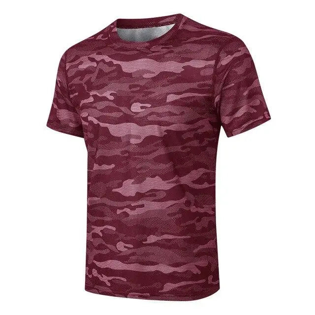 T shirt militaire rouge