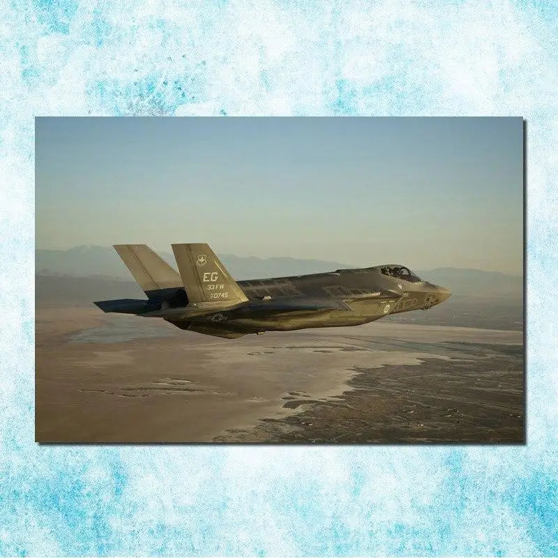 TABLEAU MILITAIRE AVION DE CHASSE