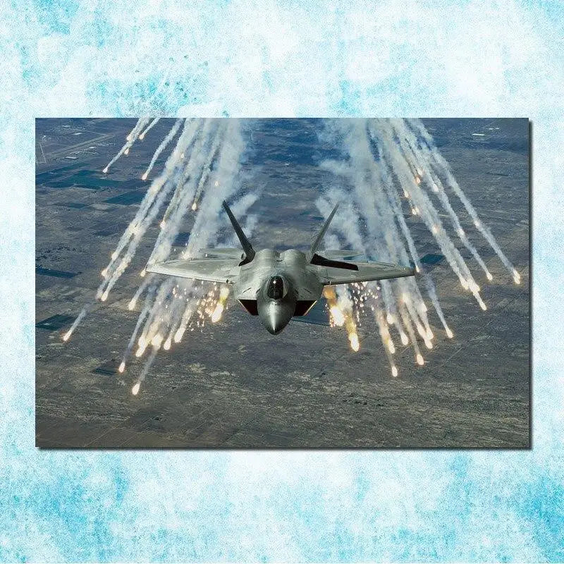 TABLEAU MILITAIRE AVION DE CHASSE