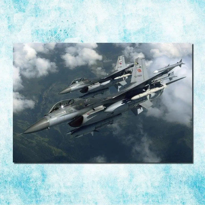 TABLEAU MILITAIRE AVION DE CHASSE