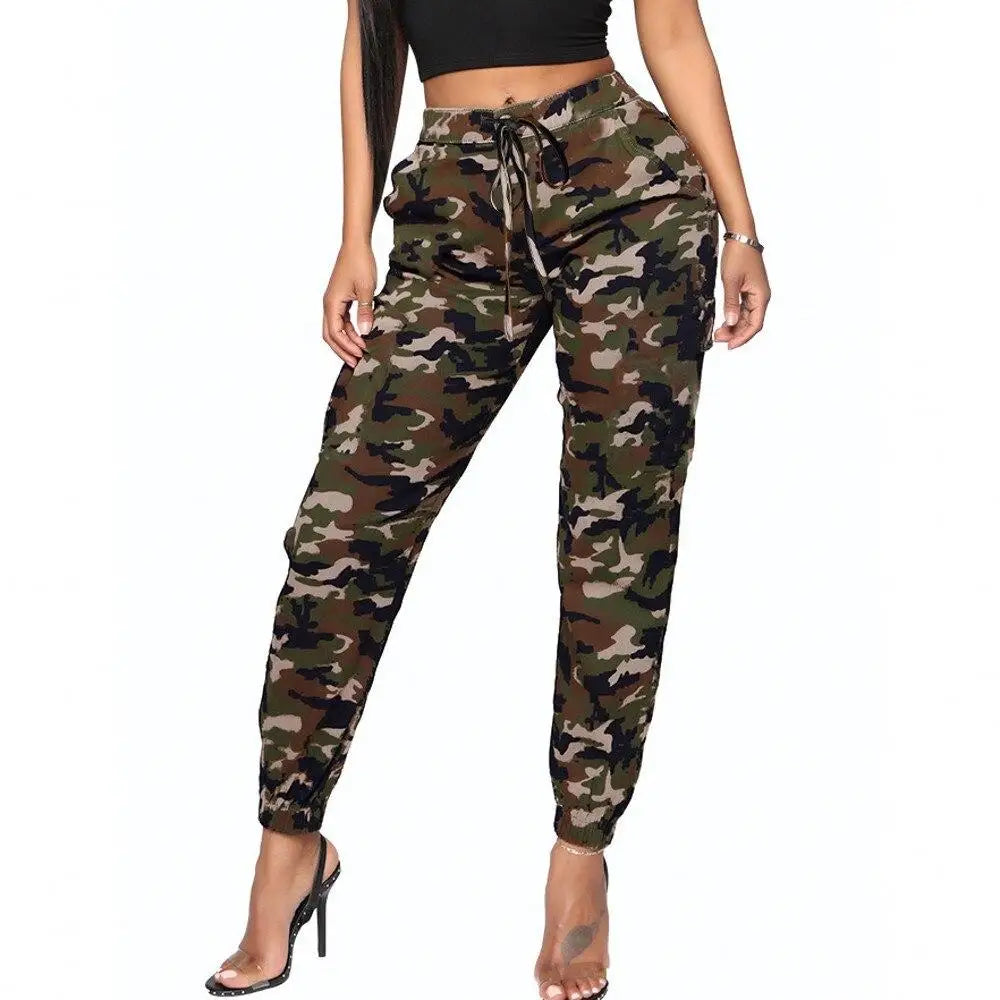 Treillis camouflage femme