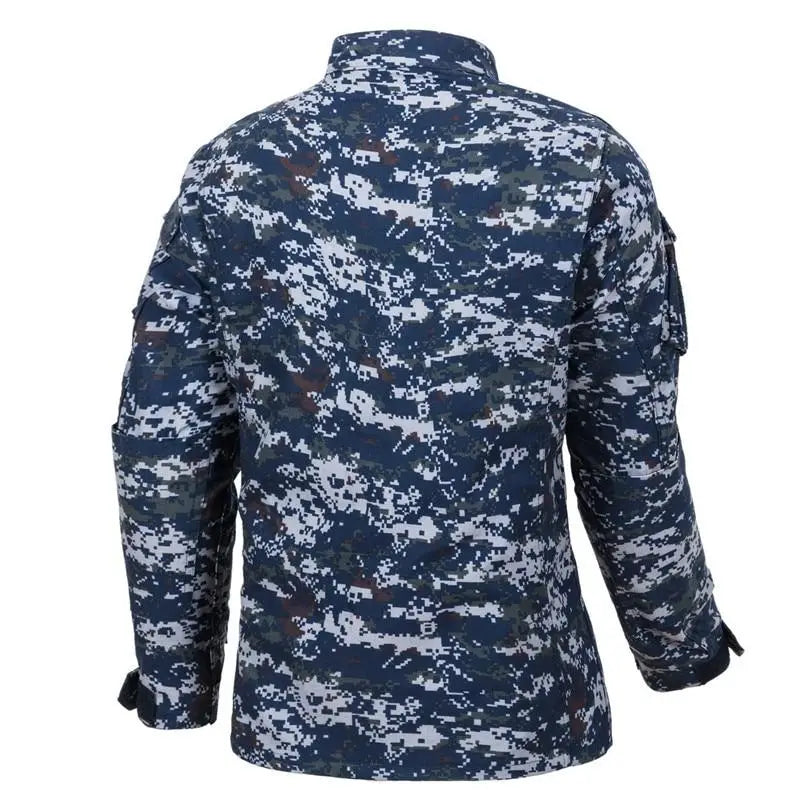Treillis militaire bleu