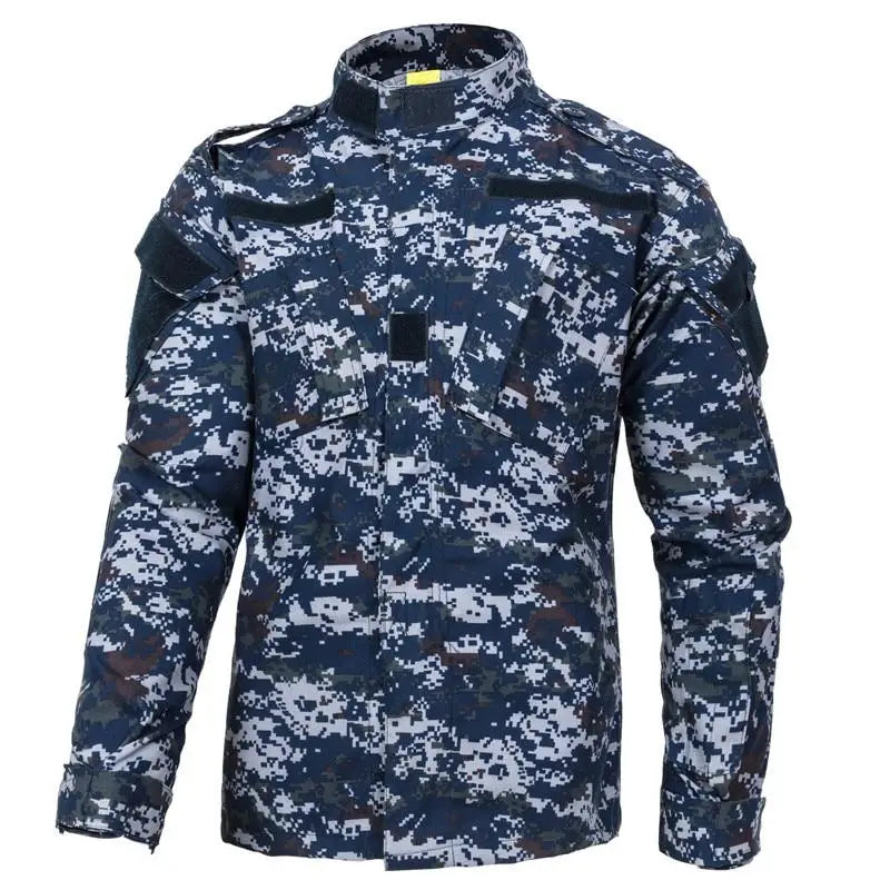 Treillis militaire bleu