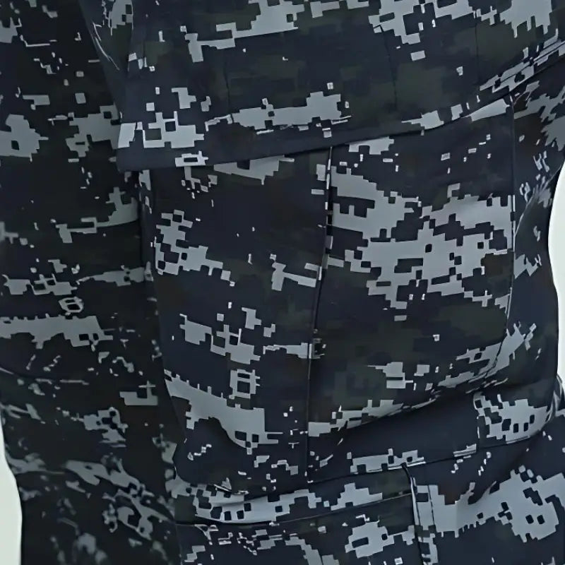 Treillis militaire bleu