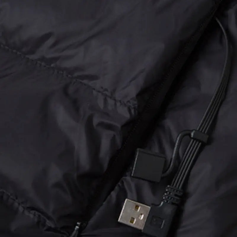 Veste chauffante électrique homme