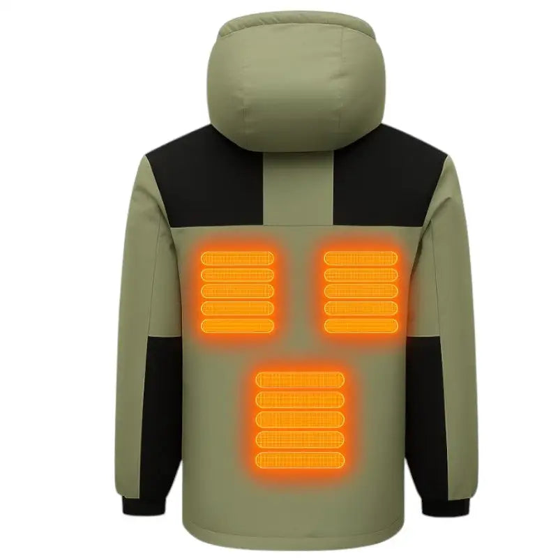 Veste chauffante homme imperméable