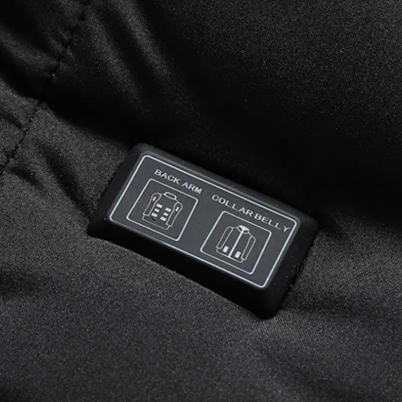 Veste chauffante homme noir