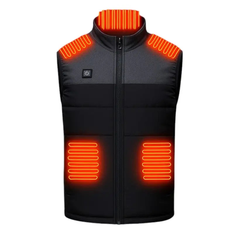 Veste chauffante homme sans manche