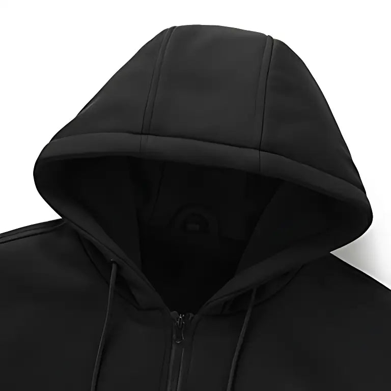 Veste chauffante en molleton avec capuche