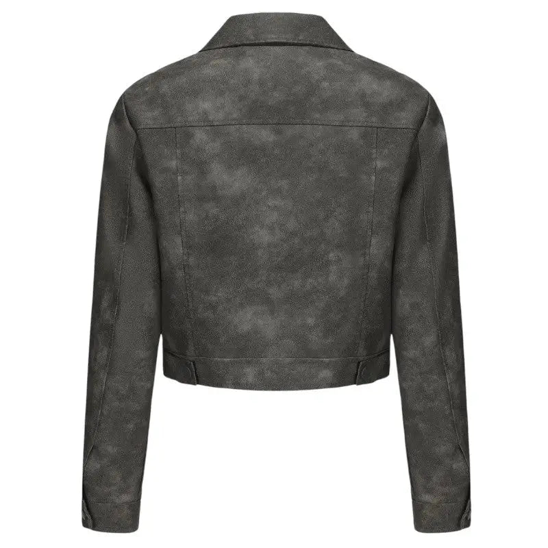 Veste coupe court militaire femme