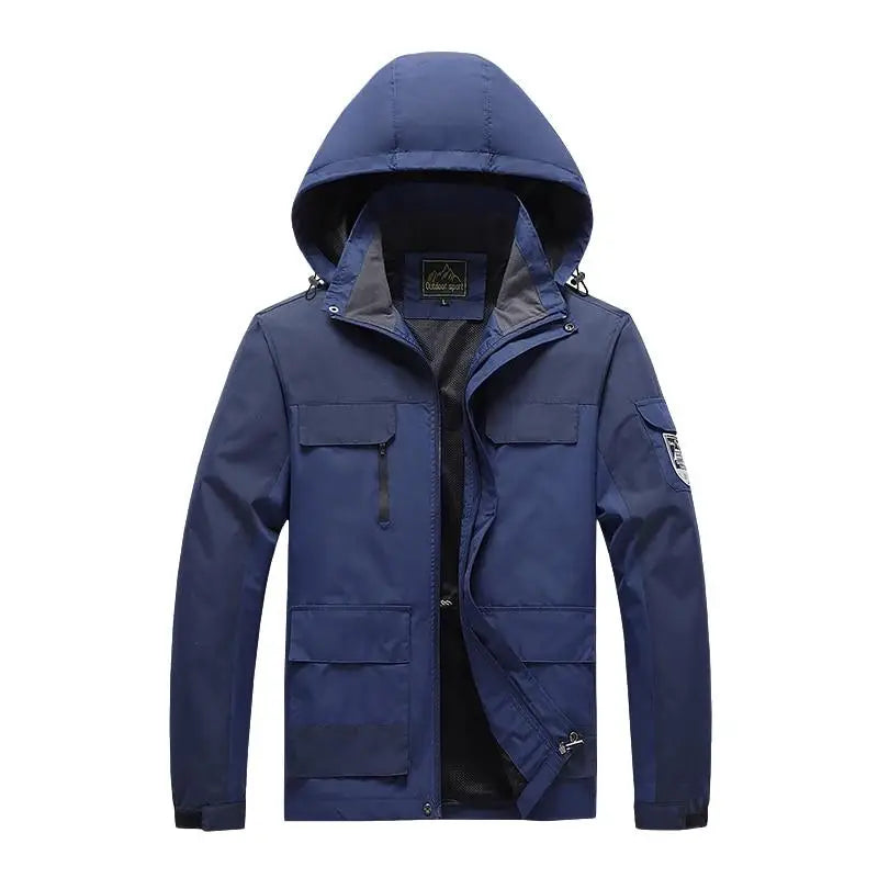 Veste homme à capuche doublée polaire