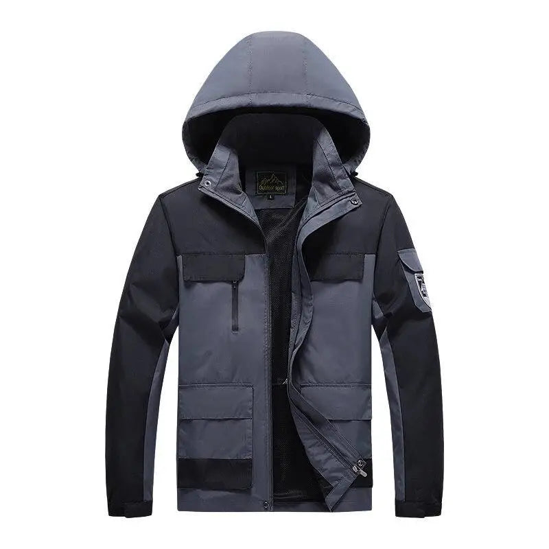 Veste homme à capuche doublée polaire