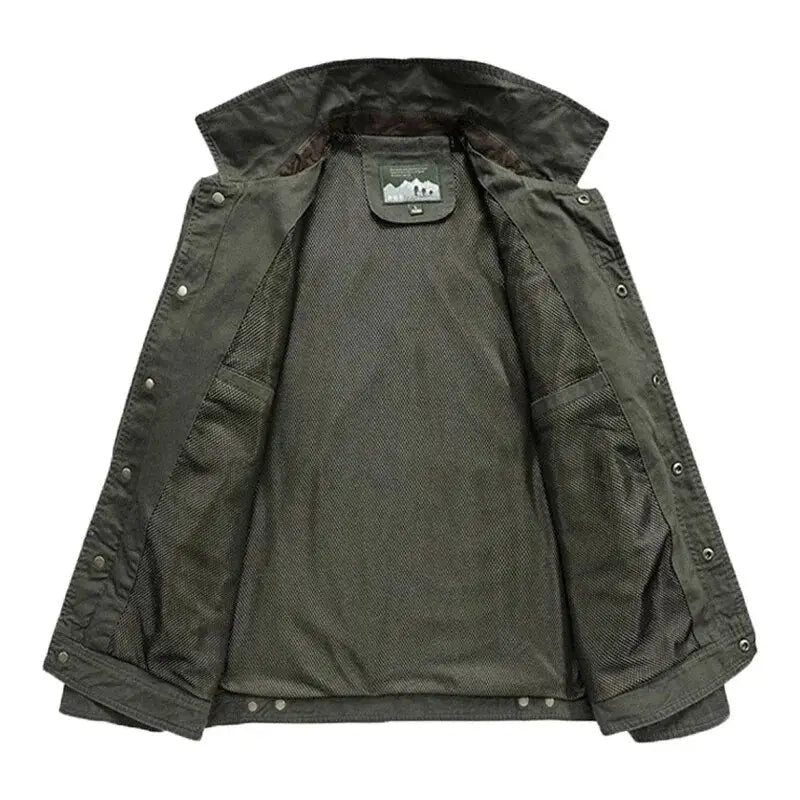 Veste kaki homme militaire