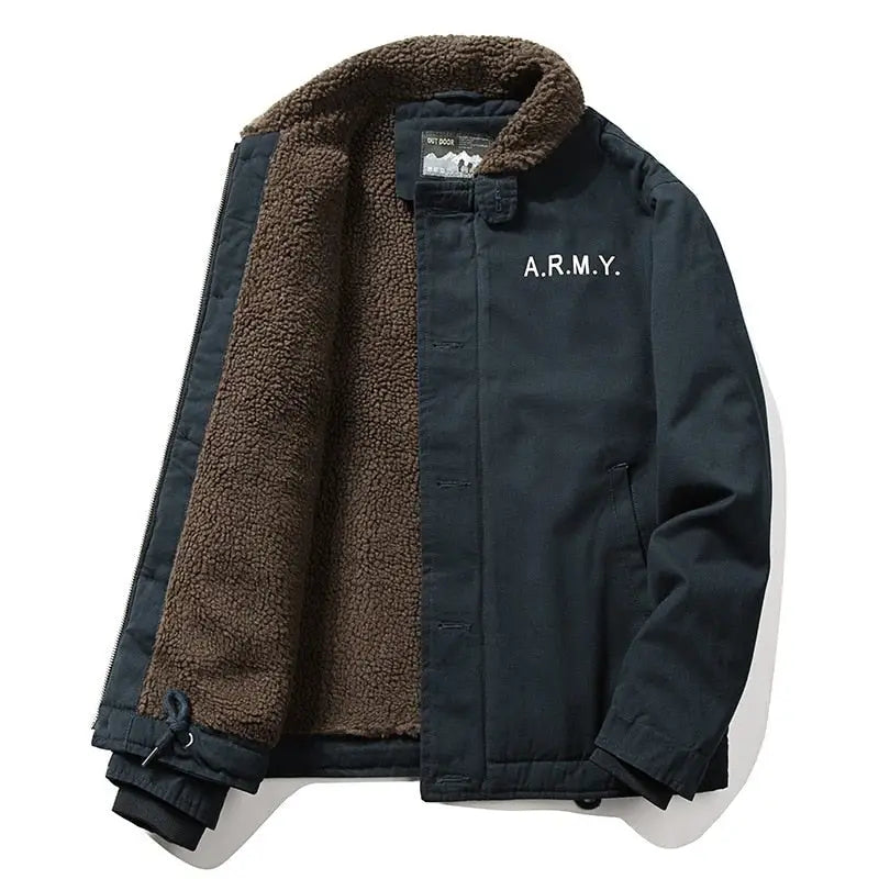 Veste militaire cintrée homme