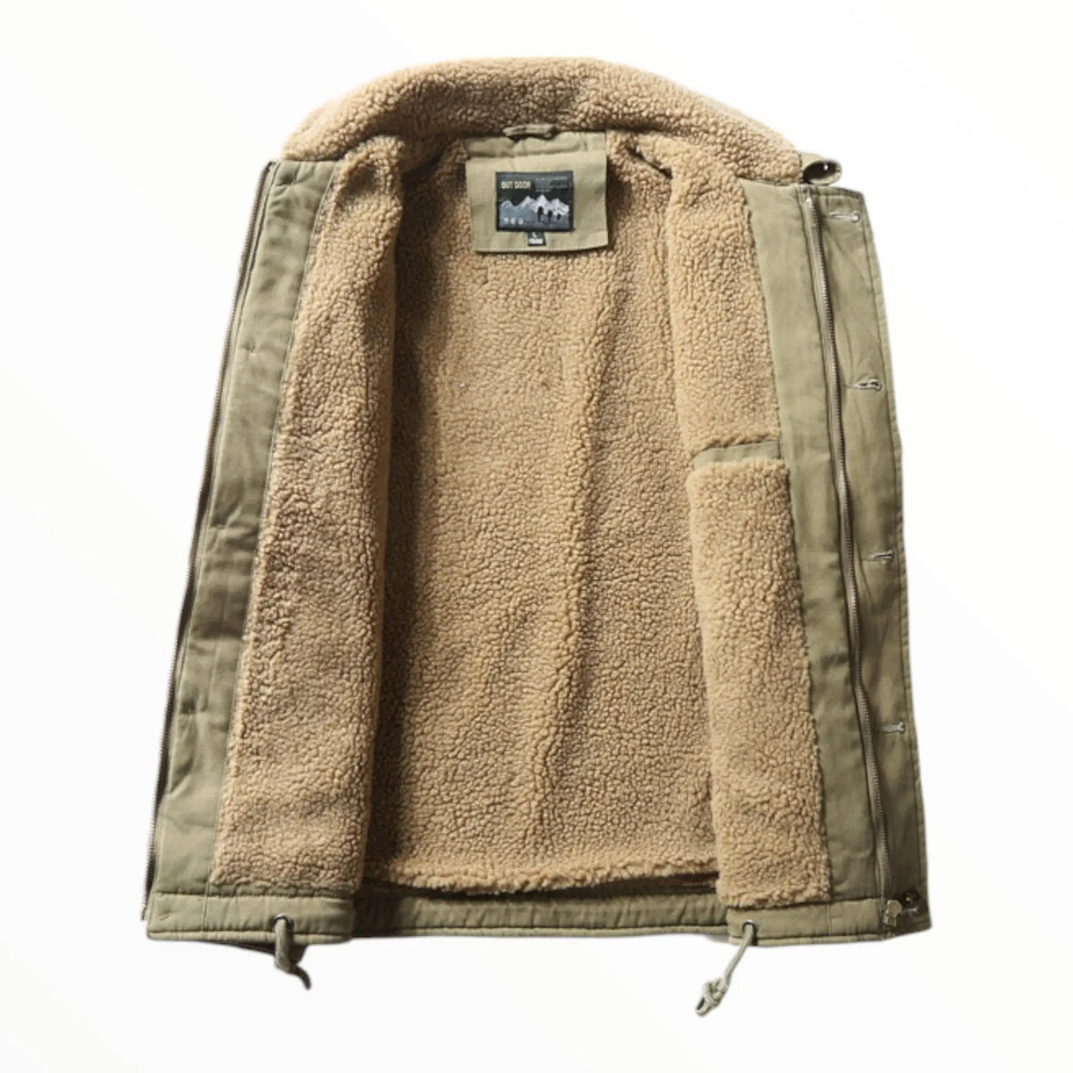 Veste militaire cintrée homme